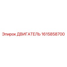 1615858700 ДВИГАТЕЛЬ Эпирок
