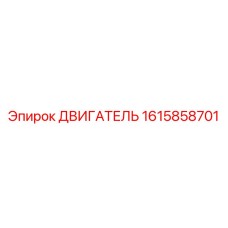 1615858701 ДВИГАТЕЛЬ Эпирок