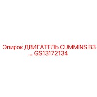 GS13172134 ДВИГАТЕЛЬ CUMMINS B3.… Epiroc