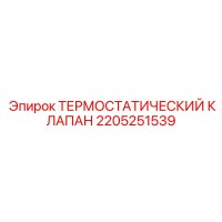 2205251539 ТЕРМОСТАТИЧЕСКИЙ КЛАПАН Epiroc