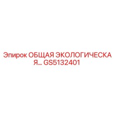 GS5132401 ОБЩАЯ ЭКОЛОГИЧЕСКАЯ СИСТЕМА Epiroc