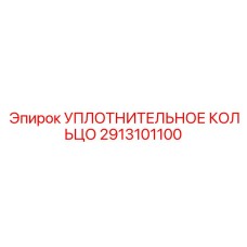 2913101100 УПЛОТНИТЕЛЬНОЕ КОЛЬЦО Epiroc