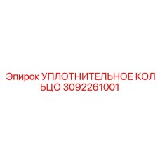 3092261001 УПЛОТНИТЕЛЬНОЕ КОЛЬЦО Эпирок
