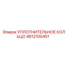 4812100451 Уплотнительное кольцо Epiroc