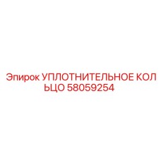 58059254 УПЛОТНИТЕЛЬНОЕ КОЛЬЦО Epiroc