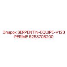 6253708200 SERPENTIN-EQUIPE-V123-PERIME Epiroc