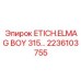 2236103755 ETICH.ELMAG BOY 315 Epiroc