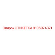 9106974371 ЭТИКЕТКА Epiroc