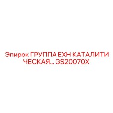 GS20070X ГРУППА EXH КАТАЛИТИЧЕСКАЯ Epiroc