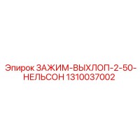 1310037002 ЗАЖИМ-ВЫХЛОП-2-50-НЕЛЬСОН Epiroc