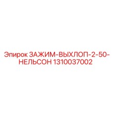 1310037002 ЗАЖИМ-ВЫХЛОП-2-50-НЕЛЬСОН Epiroc