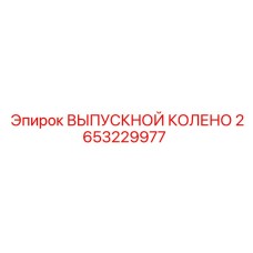 2653229977 ВЫПУСКНОЙ КОЛЕНО Epiroc