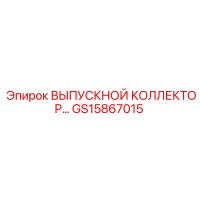 GS15867015 ВЫПУСКНОЙ КОЛЛЕКТОР Epiroc