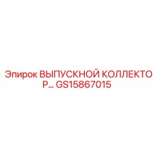 GS15867015 ВЫПУСКНОЙ КОЛЛЕКТОР Epiroc