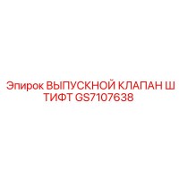 GS7107638 ВЫПУСКНОЙ КЛАПАН ШТИФТ Epiroc