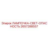 2657288557 ЛАМПОЧКА-СВЕТ-ОПАСНОСТЬ Epiroc