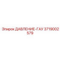 3719002579 ДАВЛЕНИЕ-ГАУ Epiroc