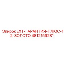 4812159281 EXT-ГАРАНТИЯ-ПЛЮС-12-ЗОЛОТО Epiroc