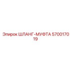 570017019 ШЛАНГ-МУФТА Epiroc