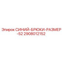 2908012152 СИНИЙ-БРЮКИ-РАЗМЕР-52 Epiroc