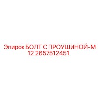 2657512451 БОЛТ С ПРОУШИНОЙ-M12 (Epiroc)