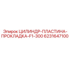 6231647100 ЦИЛИНДР-ПЛАСТИНА-ПРОКЛАДКА-F1-300 Epiroc