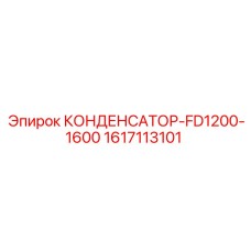1617113101 КОНДЕНСАТОР-FD1200-1600 Epiroc