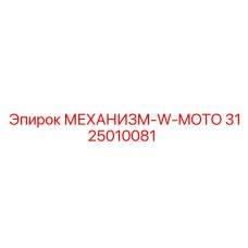 3125010081 - МЕХАНИЗМ-W-MOTO (Epiroc)