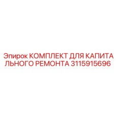 3115915696 КОМПЛЕКТ ДЛЯ КАПИТАЛЬНОГО РЕМОНТА by Epiroc