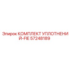57248189 КОМПЛЕКТ УПЛОТНЕНИЙ-FIE Epiroc