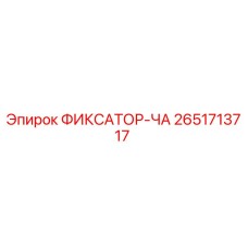 2651713717 ФИКСАТОР-ЧА Epiroc