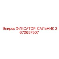 2670657507 ФИКСАТОР: САЛЬНИК Epiroc
