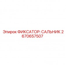 2670657507 ФИКСАТОР: САЛЬНИК Epiroc