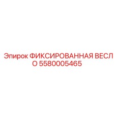 5580005465 ФИКСИРОВАННАЯ ВЕСЛО Epiroc