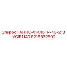 6216632500 ПАННО-ФИЛЬТР-43-213-VOIR1143 Epiroc