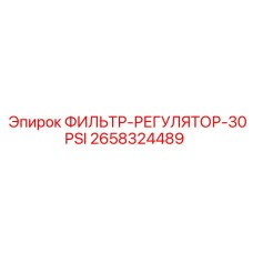 2658324489 ФИЛЬТР-РЕГУЛЯТОР-30PSI Epiroc