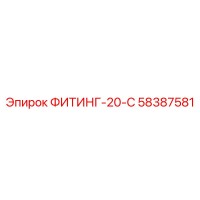 58387581 ФИТИНГ-20-С Epiroc