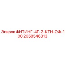 2658546313 ФИТИНГ-4Г-2-КТН-ОФ-100 Epiroc