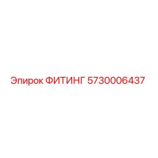 5730006437 ФИТИНГ Epiroc