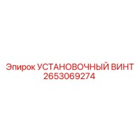 2653069274 УСТАНОВОЧНЫЙ ВИНТ Epiroc