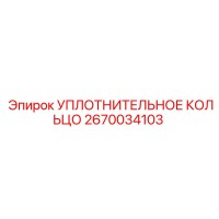 2670034103 УПЛОТНИТЕЛЬНОЕ КОЛЬЦО Epiroc