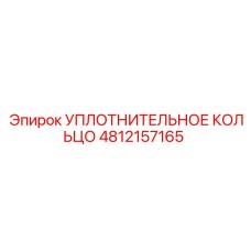 4812157165 УПЛОТНИТЕЛЬНОЕ КОЛЬЦО Epiroc