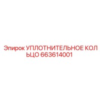 663614001 УПЛОТНИТЕЛЬНОЕ КОЛЬЦО Epiroc