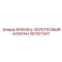 1617671411 ФЛАНЕЦ-ЗОЛОТКОВЫЙ-КЛАПАН Epiroc