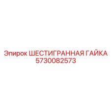 5730082573 ШЕСТИГРАННАЯ ГАЙКА Epiroc