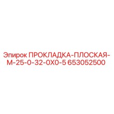 653052500 ПРОКЛАДКА-ПЛОСКАЯ-M-25-0-32-0X0-5 Epiroc