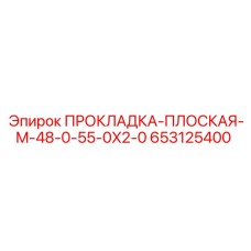 653125400 ПРОКЛАДКА-ПЛОСКАЯ-M-48-0-55-0X2-0 Epiroc
