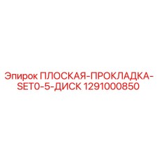 1291000850 ПЛОСКАЯ-ПРОКЛАДКА-SET0-5-ДИСК Epiroc