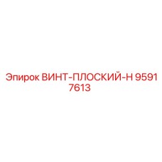 95917613 ВИНТ-ПЛОСКИЙ-H Epiroc