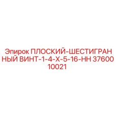 3760010021 ПЛОСКИЙ-ШЕСТИГРАННЫЙ ВИНТ-1-4-X-5-16-HH Epiroc